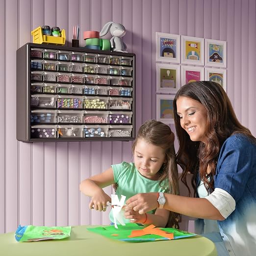 Akro-Mils 44-Drawer Plastic Drawer Storage Cabinet