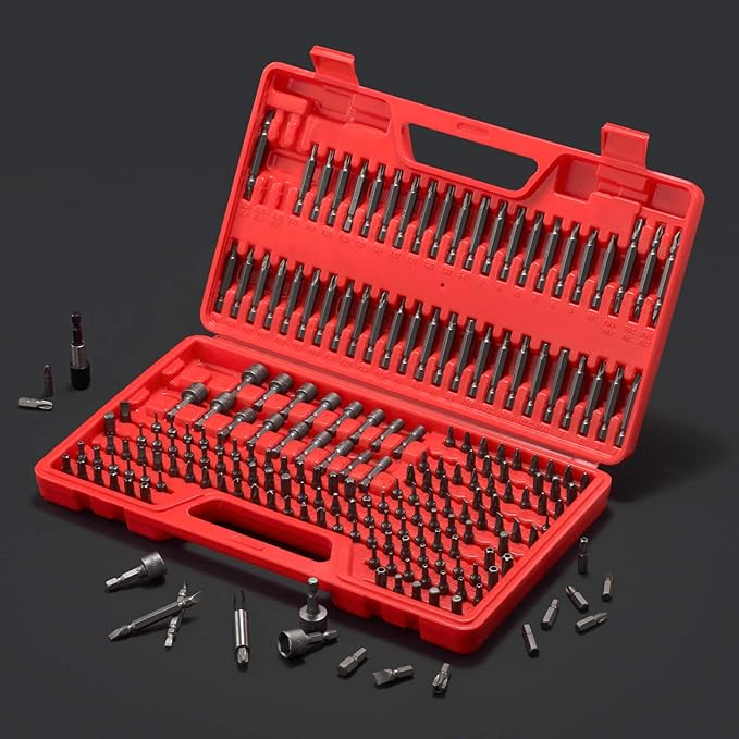 214-Piece Screwdriver Bit Set S2 Steel Drill bit set Power Bit Set