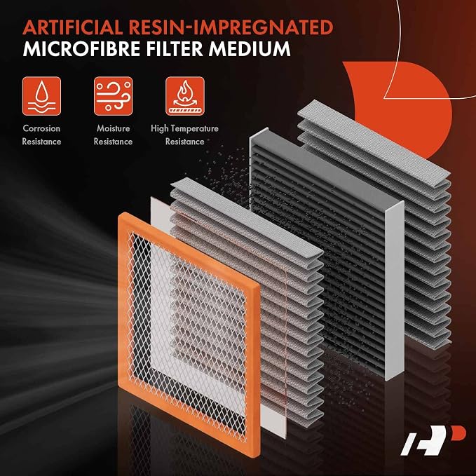 A-Premium Front Engine Air Filter Compatible