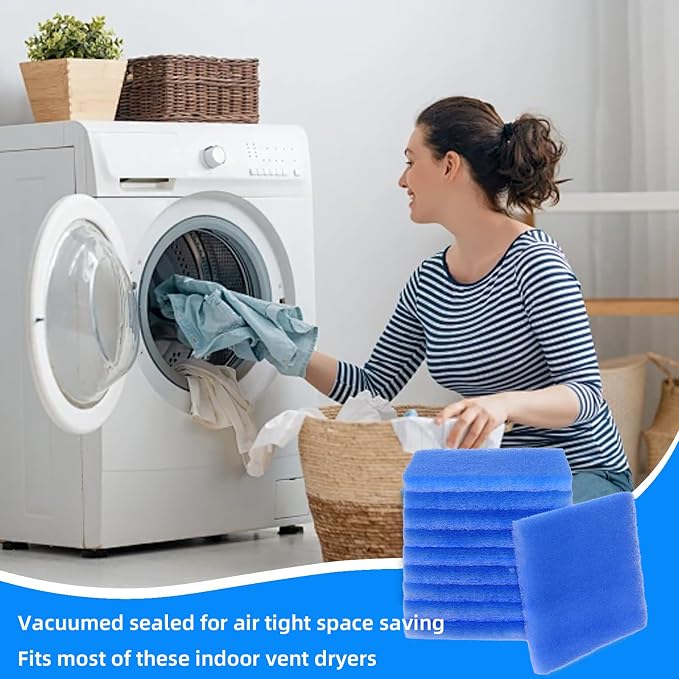12-Pack Dryer Filter Replacement, Compatible