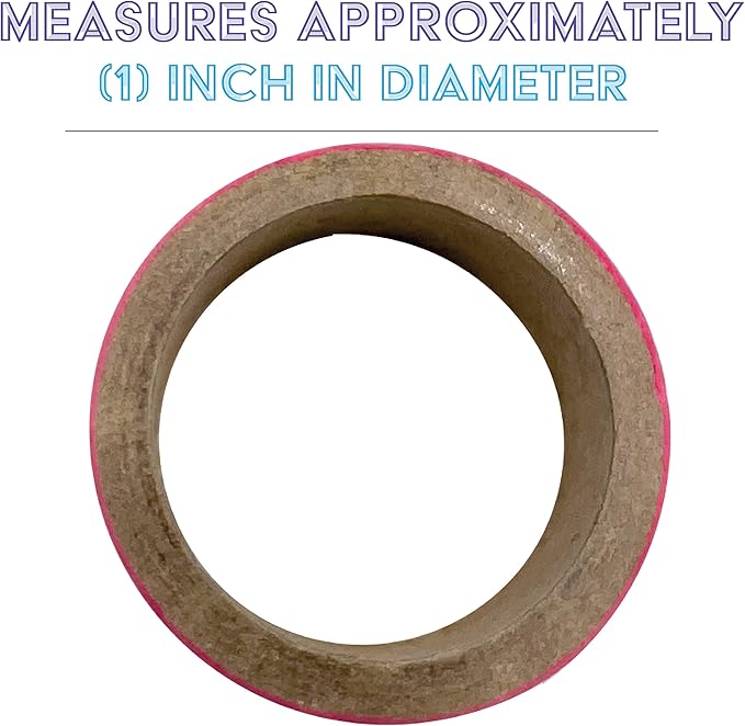 8007 Pk20 1 Inch Ring Donut - Classic Compressed Cardboard Chewable Bird Foot Toys, Easy for Pets to Grab and Chew, Great for Small Size Birds Cockatiels Budgies