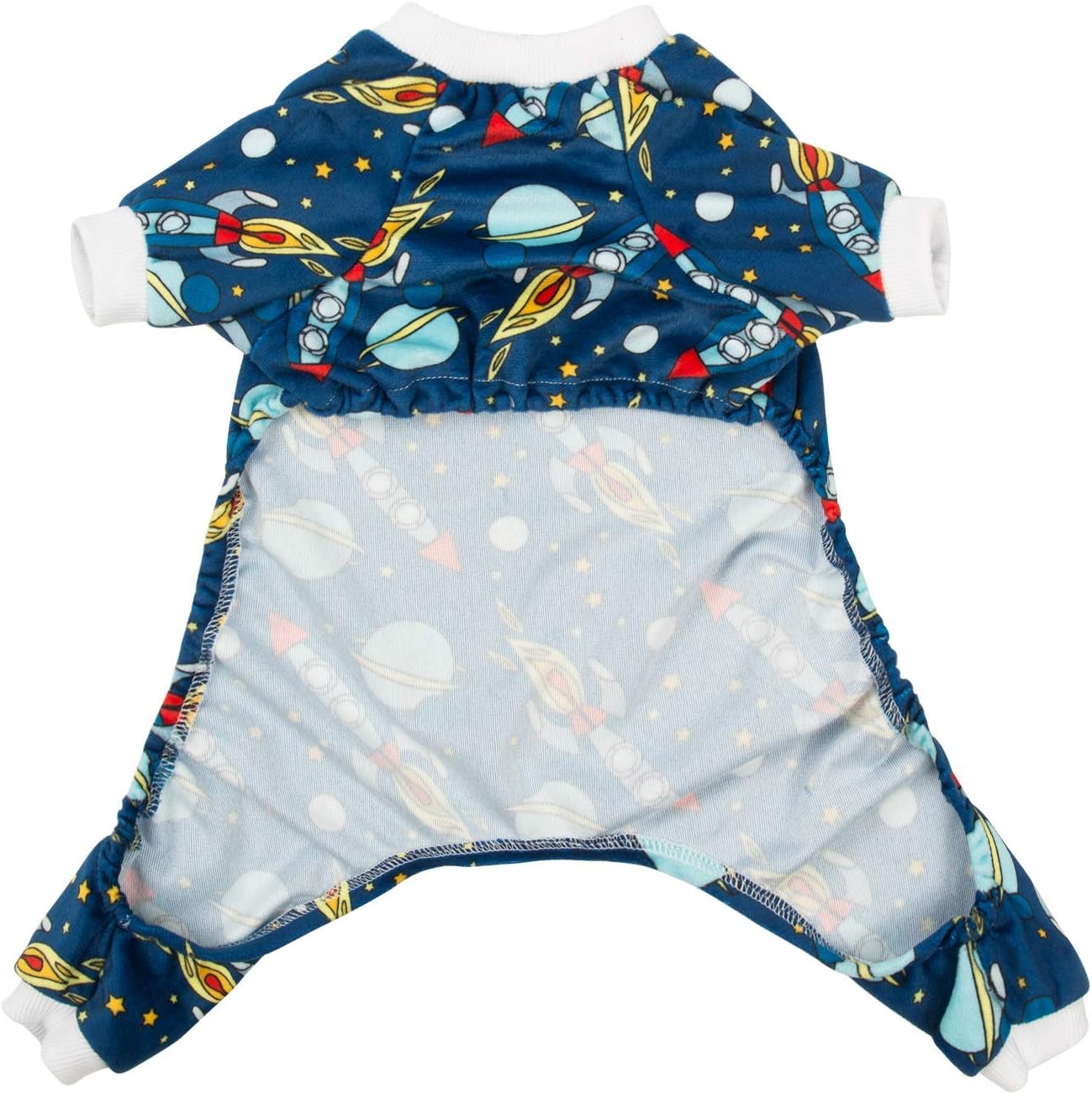 CuteBone Small Dogs Outfit Soft Puppy Onesies Pjs Dog Pajamas Pet Coat Cat Apparel Comfy Doggie Jumpsuit Bodysuit for All Seasons P16XS