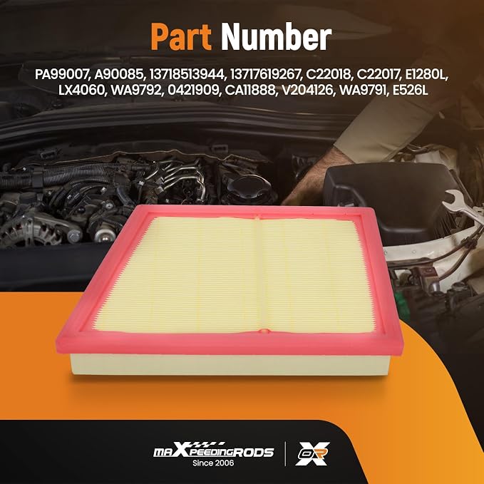 maXpeedingrods PA99007 Engine Air Filter Fit