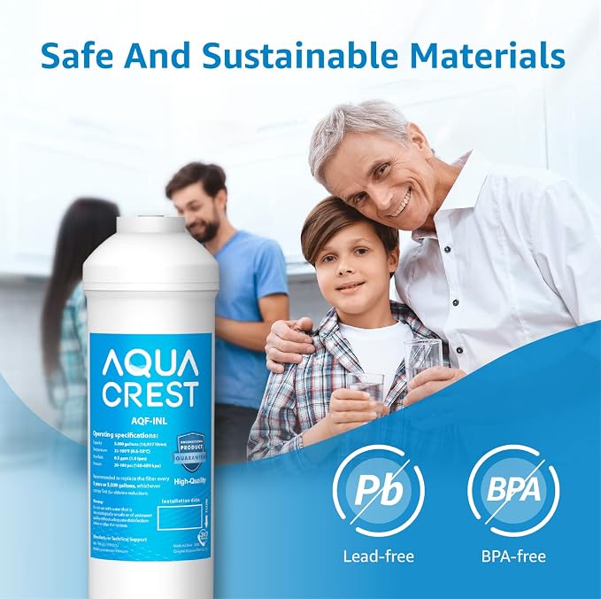 AQUA CREST 5 Years Capacity -Inline Water Filter