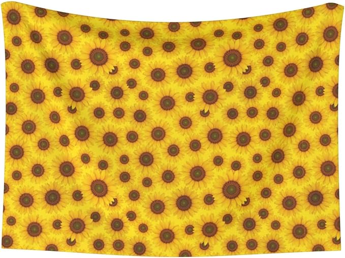 Dog and Cat Blanket in One, Beautiful Sunrise Sunflower Art, Double Sided Plush Throw with Raised Dot Pattern on One Side and Flat Velvet on Other for Variety