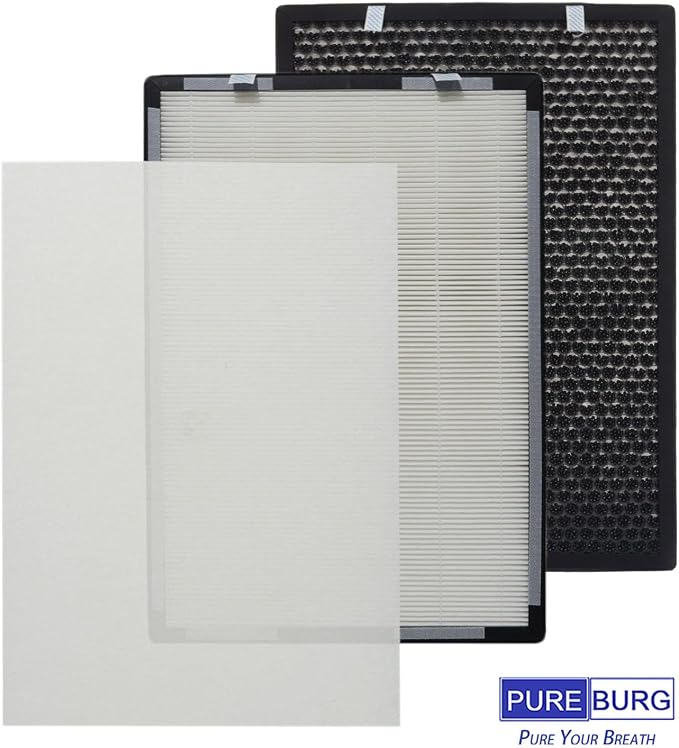 PUREBURG Replacement Filter Set Compatible