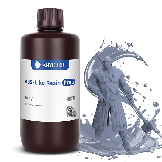 ANYCUBIC ABS-Like Resin Pro 2, Upgraded 8K 3D Printer Resin