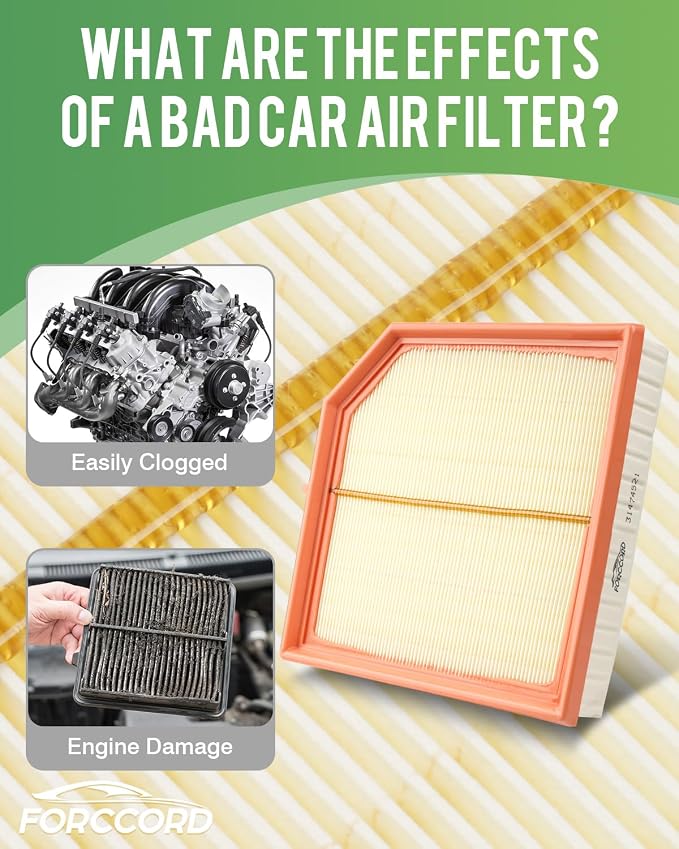 Cabin & Engine Air Filter Kit Fits