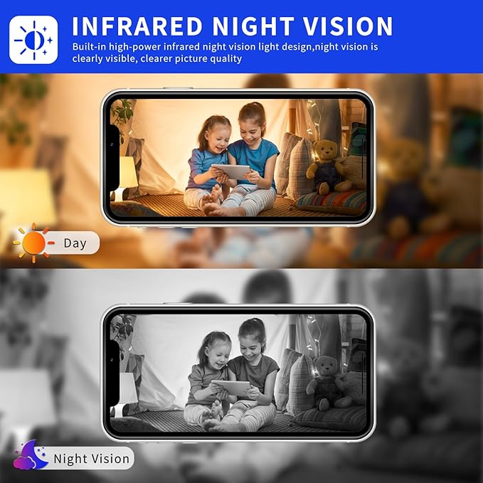 1080P HD WiFi Camera - Pet Security Camer - Hidden Cameras - Spy Cam - Mini with Night Vision & Motion Detection- Indoor/Outdoor Cam Small Smart WiFi House Camera-SD Card Storage APP Control
