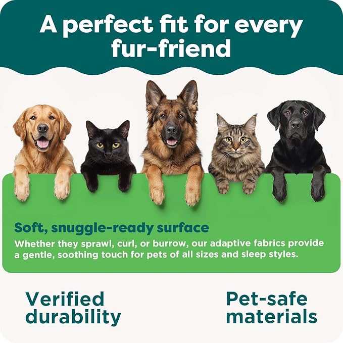 Furhaven Orthopedic Dog Bed for Large Dogs w/ Removable Washable Cover, For Dogs Up to 150 lbs - Ultra Plush Faux Fur & Suede Luxe Lounger Contour Mattress - Gray, Jumbo Plus/XXL