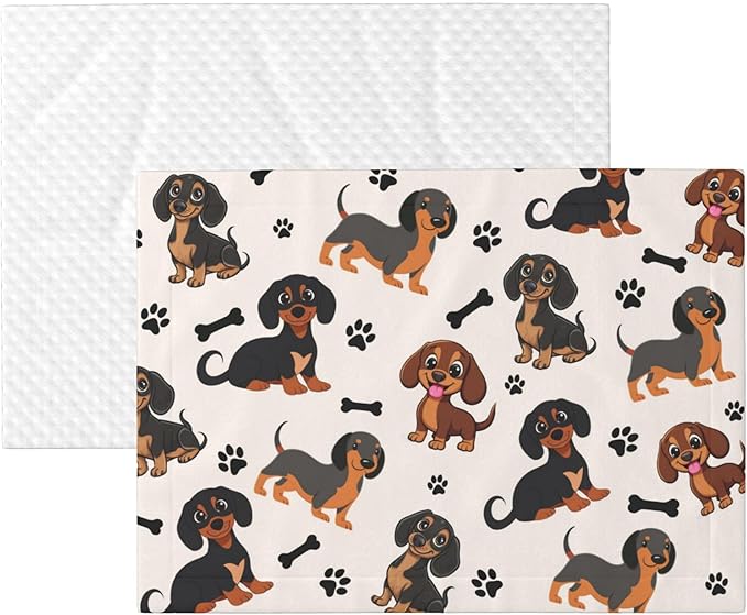 Dachshund Blanket for Dogs - Dog Blankets 23x16 Puppy Pet Throw Blanket for Couch Sofa Bed