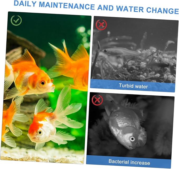 balacoo 2pcs Fish Tank Water Changer Aquarium Cleaning Tool for Change Safe Material Practical Maintenance Accessory for Fish Tanks and Aquariums