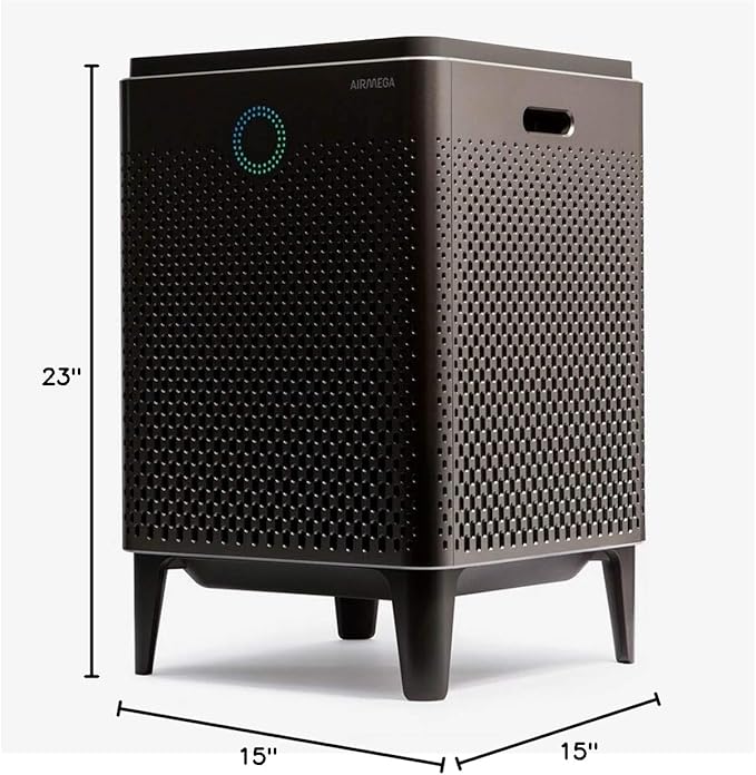 COWAY Air Purifier for Large Room Whole Home Up to 3,120ft², HEPA Filter for Smoke, Allergies, Pet Dander, Odor, App-Enabled, AQI, Smart Mode, Timer, 5yr Warranty, Airmega 400S Graphite