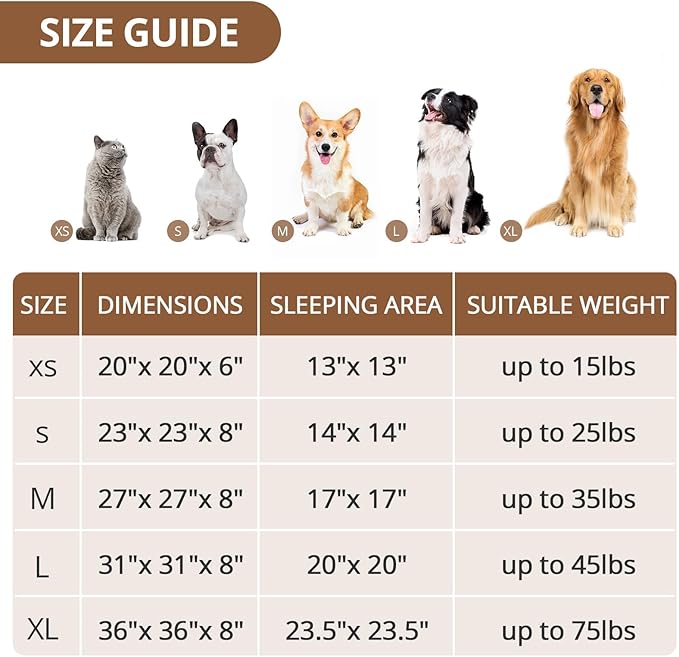 JOLLYVOGUE Medium Calming Dog Bed, Anti-Anxiety Donut Cuddler Cat Bed with Anti-Slip Bottom, Fluffy Faux Fur Machine Washable Pet Cushion for Medium Dog & Cat, 27"/Smoke Pink