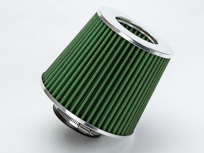 Rtunes Racing Universal Clamp-On Air Filter, Standard Cone, Dry Washable Design