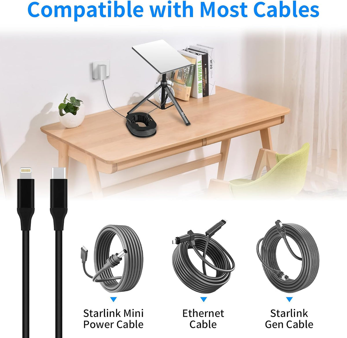 Starlink Mini Cable Management Kit Space-Saving and Dropproof