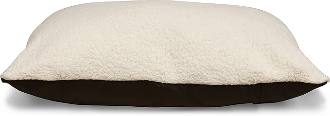 Personalized Pet Pillow Dog Bed Custom Embroidered - Removable Pet Bed Cover - Small to Medium Black