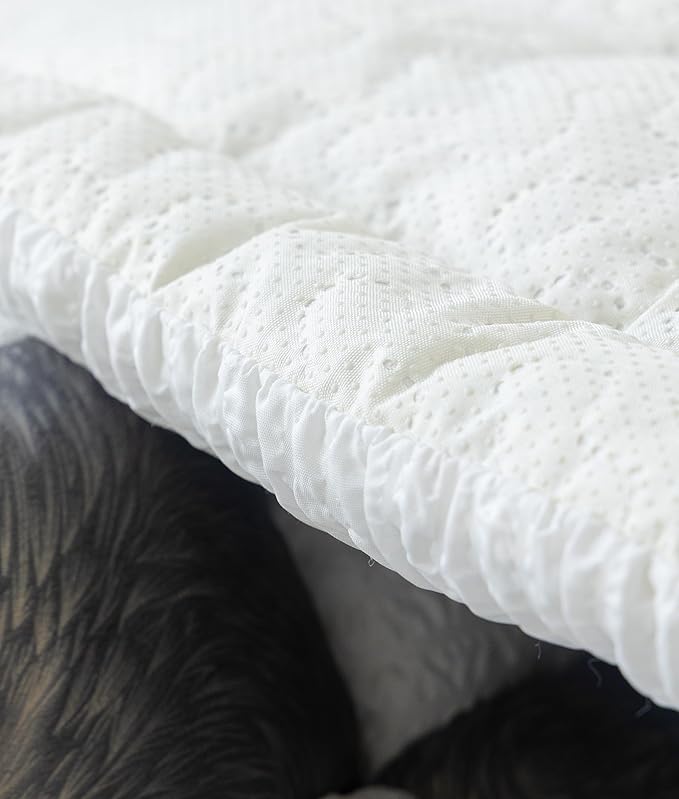 Dog Couch Cover for Washable, Non-Slip Plaid Square Sofa Cushion Protector, Soft, and Multi-Functional Pet Friendly Sofa Cover for Cats Dogs (27.6x82.7 inch, Grey)