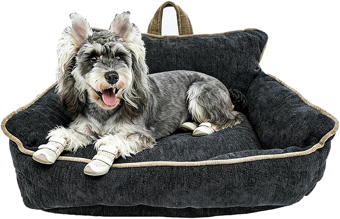 Washable Dog Bed Medium Size,Pet Beds for Medium Dogs,Dog Sofa Bed with Removable Washable Cover,Warm and Comfortable,M(23.5"x15.5"x13.5")