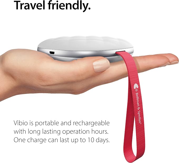 Bellman & Symfon Vibio Bluetooth Bed Shaker – Silent Vibrating Travel Alarm