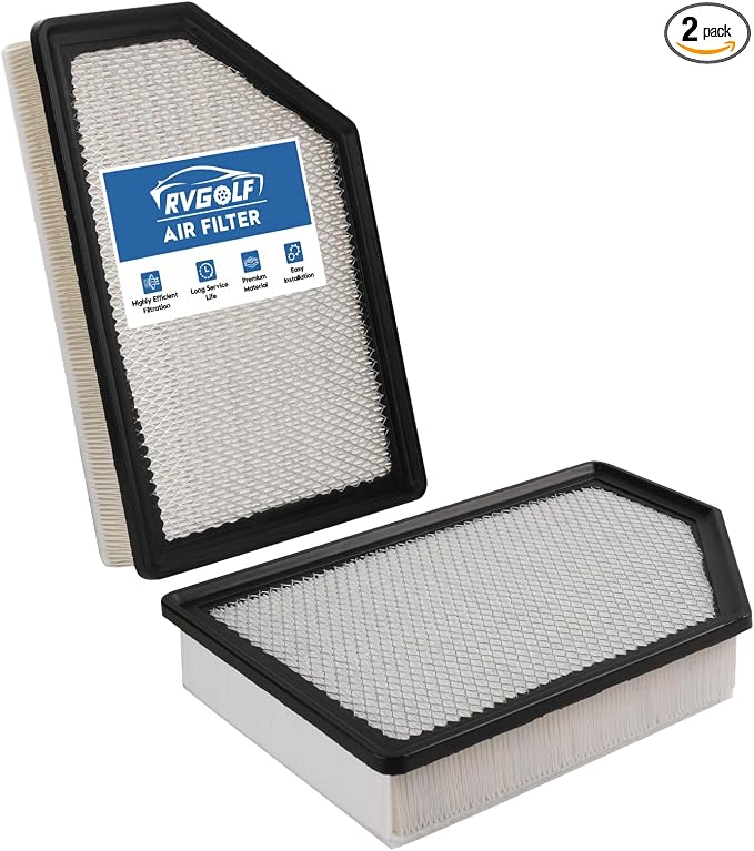 2PCS Engine Air Filter Fit for 2020-2025 2026 Chevrolet Silverado