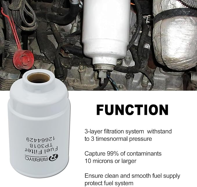 Diesel 6.6L Duramax Filter Kit Fuel/Oil/Air/Transmission Filter, Compatible