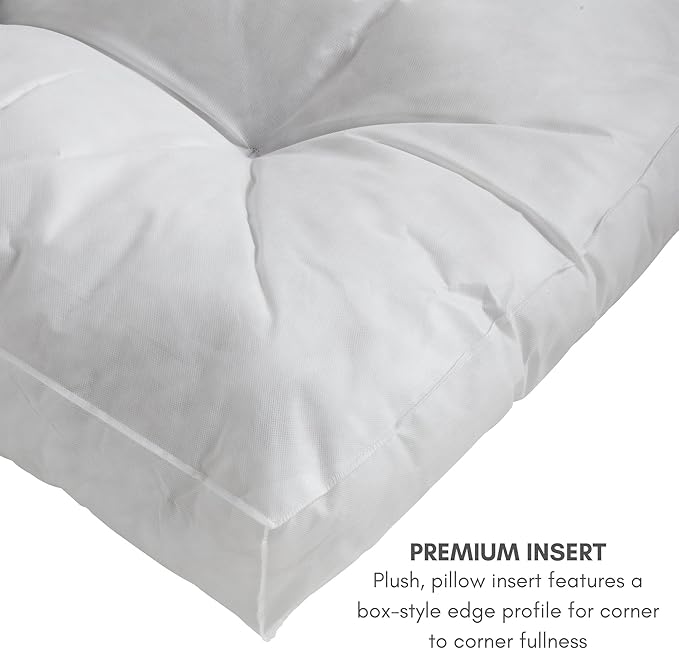 South Pine Porch Buddy Reversible Rectangle Pillow Style Microfiber Dog Bed with Removable, Machine-Washable Cover, Cream, Small (36 in. x 24 in.)