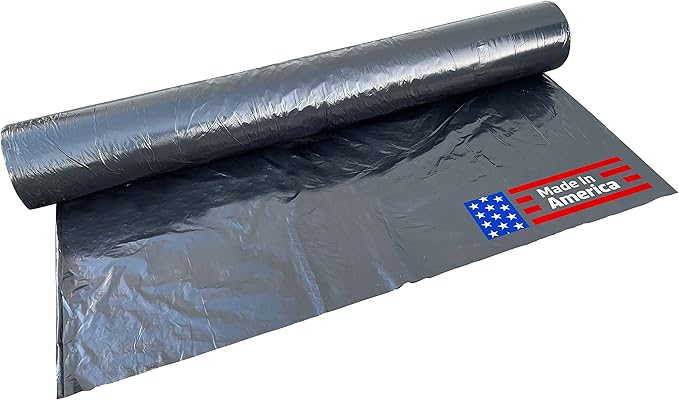Sandbaggy Black Pallet Covers | Made in USA | Tarp Fits Large Pallets Up to 55" x 55" x 75" | Built w/ 1 Year UV Protection | Heavy Duty 3 Mil Thick Plastic (Pack of 100, 3 Mil Thick)