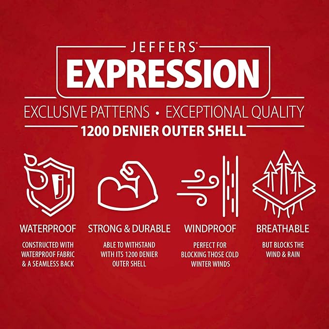 Jeffers Expression 1200 Denier Standard Neck Turnout Blanket, Rose Garden, 84" - Waterproof, Breathable Horse Blanket with 0g Polyfill, No insulation - Ideal Protection for Wind and Rain, Light Weight