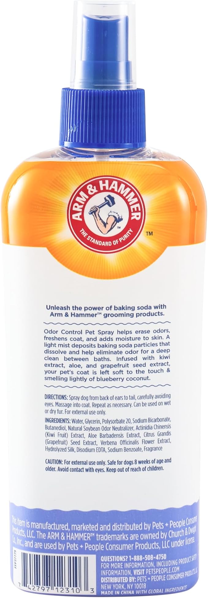 Arm & Hammer for Pets Odor Control Spray for Dogs, Blueberry Coconut, Odor Eliminating Dog Spray, Dog Deodorizer, 8 Fl Oz (Pack of 2)