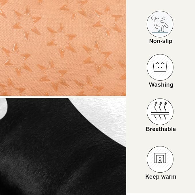 Pet Bed Halloween Ghost Boo Pumpkin Dog Bed Mat Absorbing Non Slip Pad Pet Sleeping Mat for Small, Medium, and Large Dogs Puppy Cat 36 in x 24 in