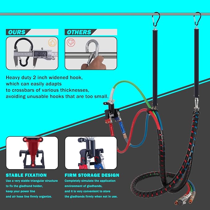 CheeMuii 12 FT Semi Truck Air Line Kit