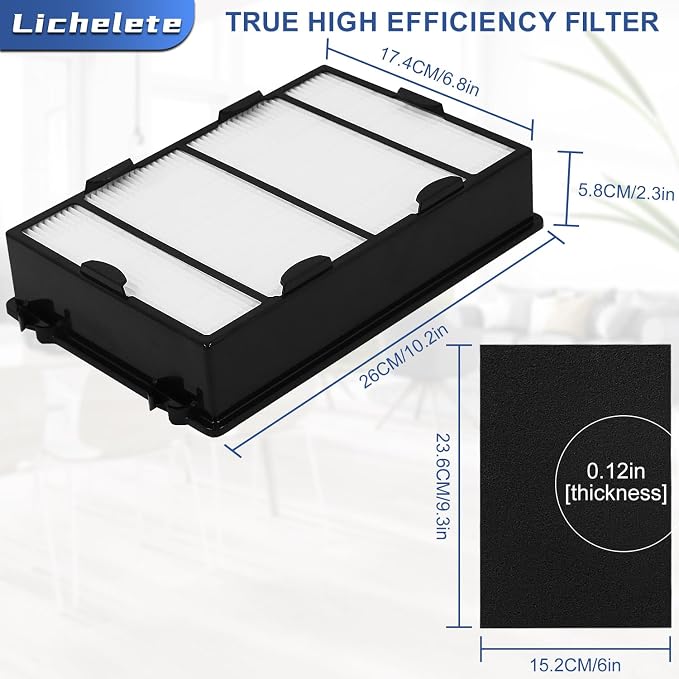 HAPF600 Filter Replacement for Holmes HAPF600 Air Puri-fier, 4 Filter + Carbon