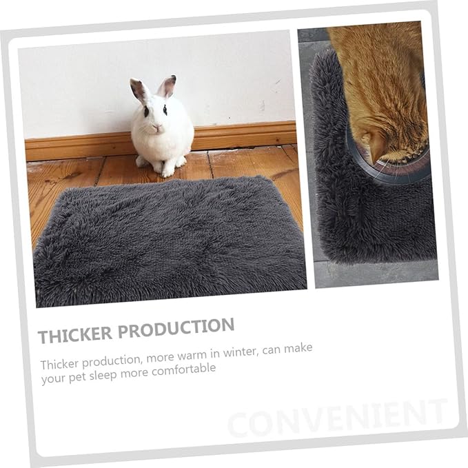 Toyvian Deep Dog Bed for Puppies and Cats Warm Sofa Cushion Cozy Sleeping Mat for Chihuahuas Pomeranians and Breeds Household Pet Nest