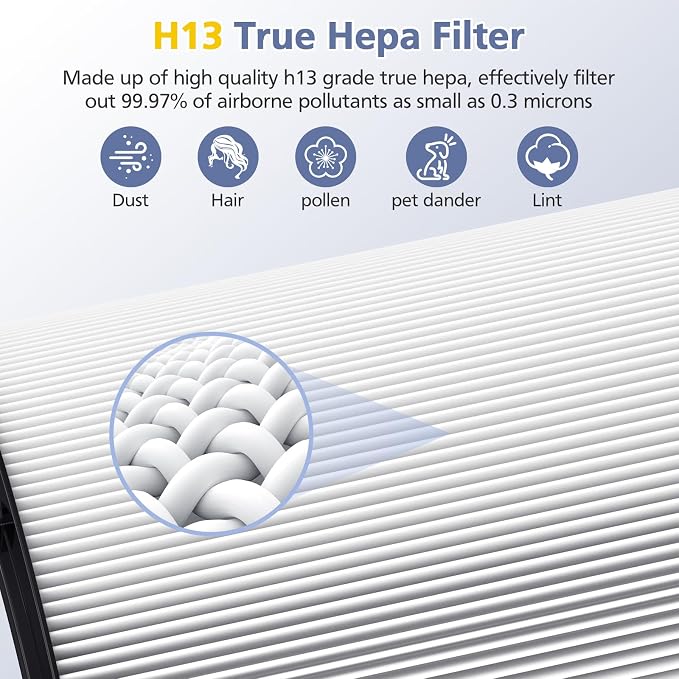 360° Combi Glass H13 Hepa + Activated Carbon Filter Compatible