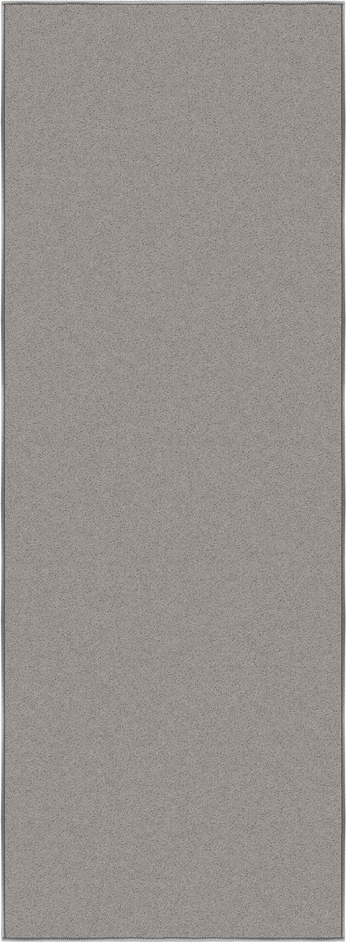Ottomanson Hallway Runner Rug 1'10" x 6' Non Slip Solid Area Rugs Easy to Clean