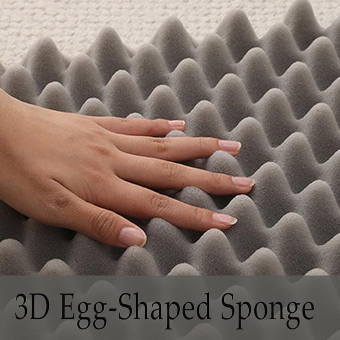 Dog Beds Medium Large Size Dog, Calming Dog Bed with Removable Washable Cover, Waterproof Lining and Nonskid Bottom(Black,M)