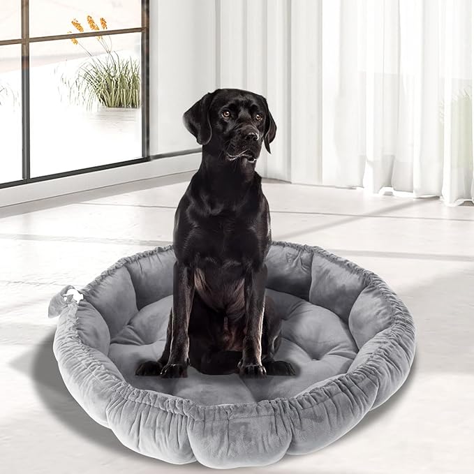 Dog Beds, Couch Cover for Dogs Washable,Round Dog Bed