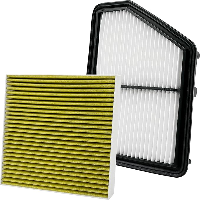 2PCS Cabin Engine Air Filter Kits JM802 JM2205 Fits