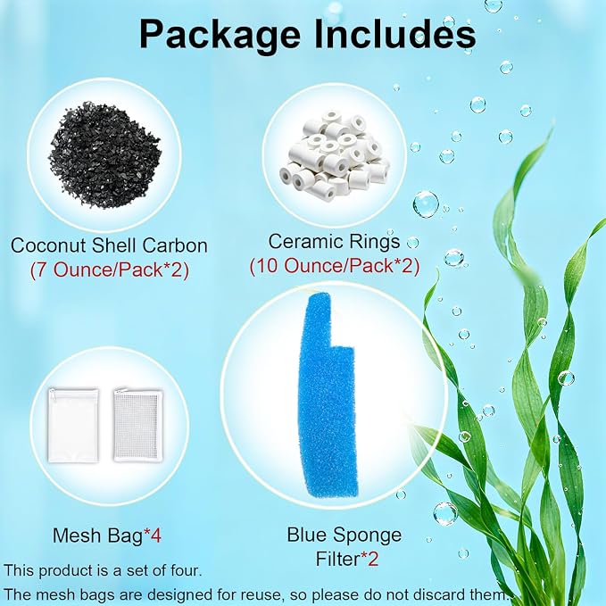 10-Piece Filter Media Maintenance Kit Compatible