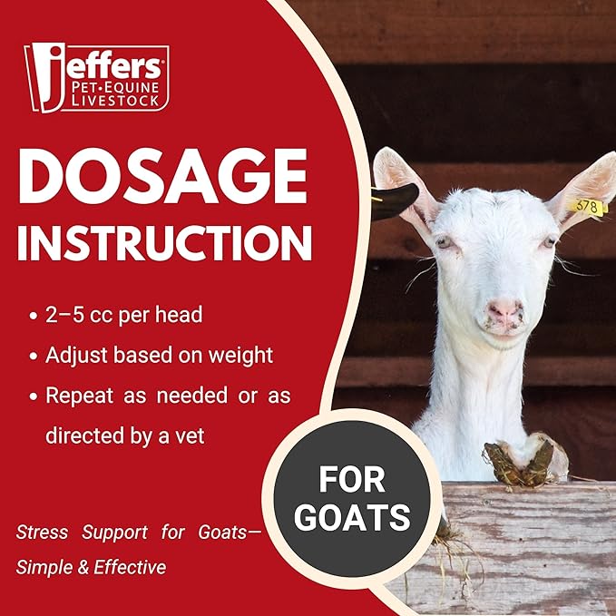 Jeffers Vita-Min Gel for Livestock & Horses – Multivitamin & Mineral Supplement with Selenium, Zinc, Potassium & Turmeric – Easy Oral Gel for Cattle, Goats, Sheep & Pig – 30 cc Tube - 6 Pack