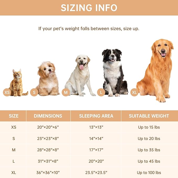Donut Dog and Cat Bed, Luxurious Comfortable Faux Rabbit Fur Pet Beds, Round Anti-Anxiety Calming Puppy Kitten Bed with Anti-Slip Bottom for Small Medium Large Dogs & Cats(31", Brown)