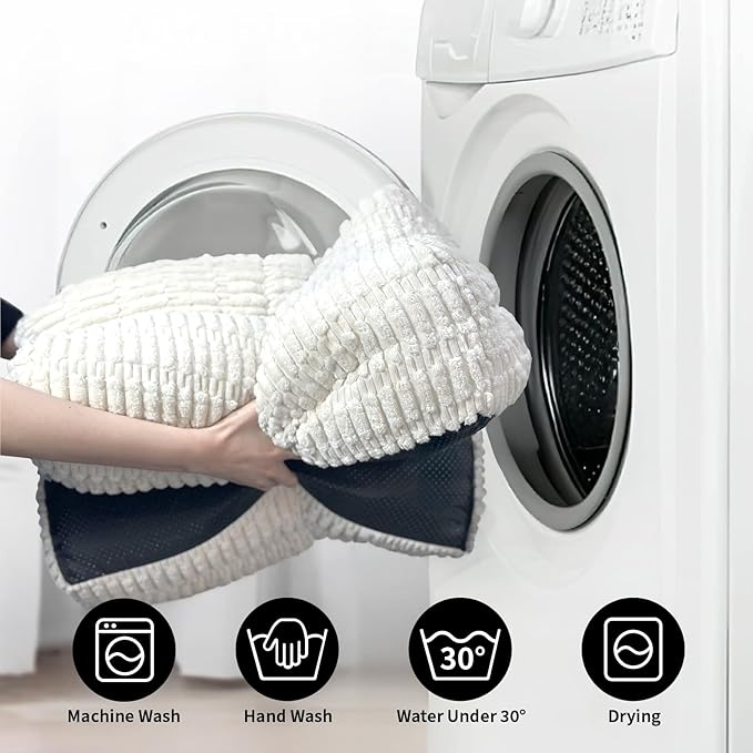 Cute Couch for Pets, Fluffy Pets Sofa with Soft Corduroy Fleece, Supportive Pet Sofa with Non-Slip Bottom, 30inch, Cream