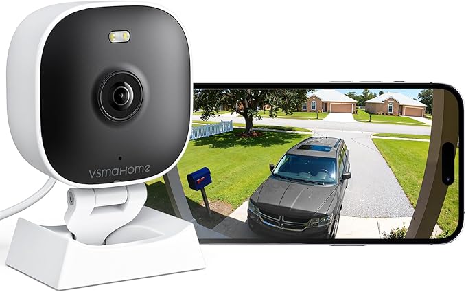 2K Cameras for Home Security,Indoor/Outdoor Security Camera for Baby/Elder/Dog/Pet,Outdoor Security Camera Indoor,Plug&Play,Color Night Vision, 2-Way Audio,24/7,Card Storage,Compatible with Alexa