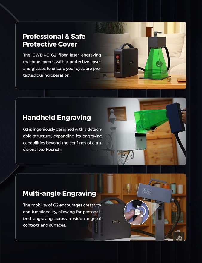 GWEIKE G2 Pro 30W Fiber Laser Engraver