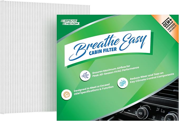 Spearhead OEM+ Particulate Breathe Easy Cabin Filter | Fits 2007-12 Altima