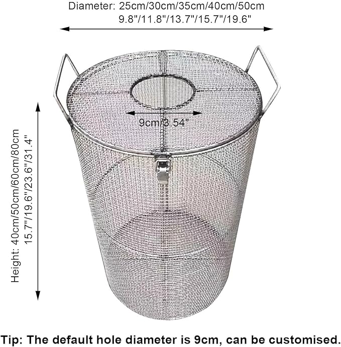 Stainless Steel Pump Filter Cover Water Pump Protective Cover Sump Pump