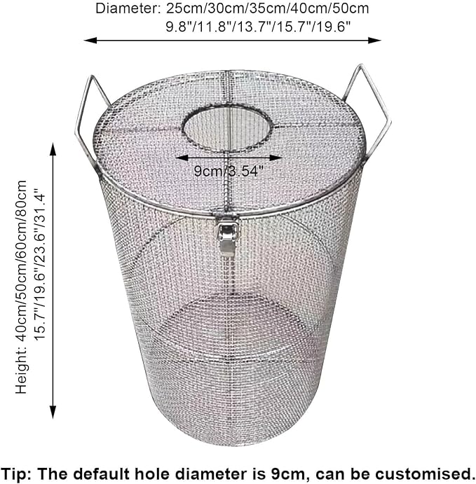 Stainless Steel Pump Filter Cover Water Pump Protective Cover Sump Pump