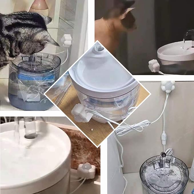 USB Water Fountain Sensors for Automatic and Pet Drinking Machine Motion with Light Motion Water Fountain
