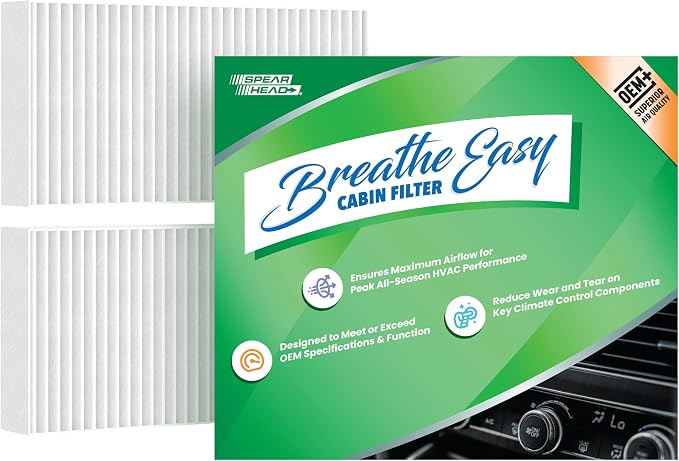 Spearhead OEM+ Particulate Breathe Easy Cabin Filter | Fits 2011-17 Wranger